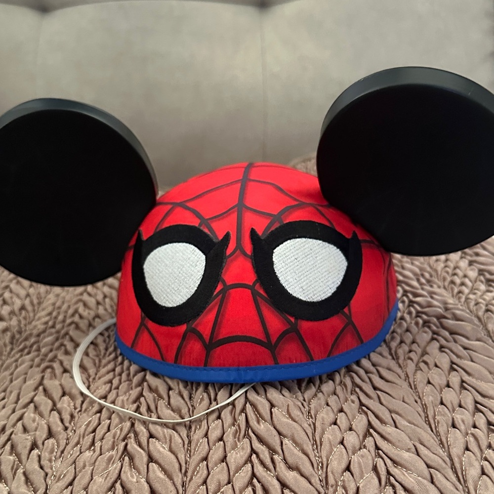 Spider-Man Themed mickey Mouse Ears Hat